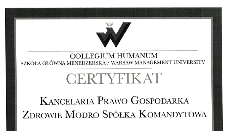 Nasza współpraca z Collegium Humanum.