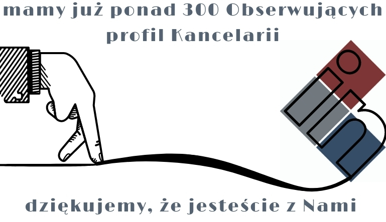 Mamy już ponad 300 obserwujących na Linkedin.